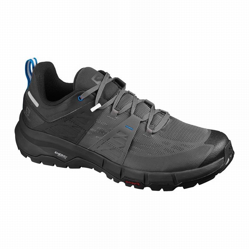 Salomon Singapore Mens Hiking Shoes - ODYSSEY Black/Royal | 15976-THAU